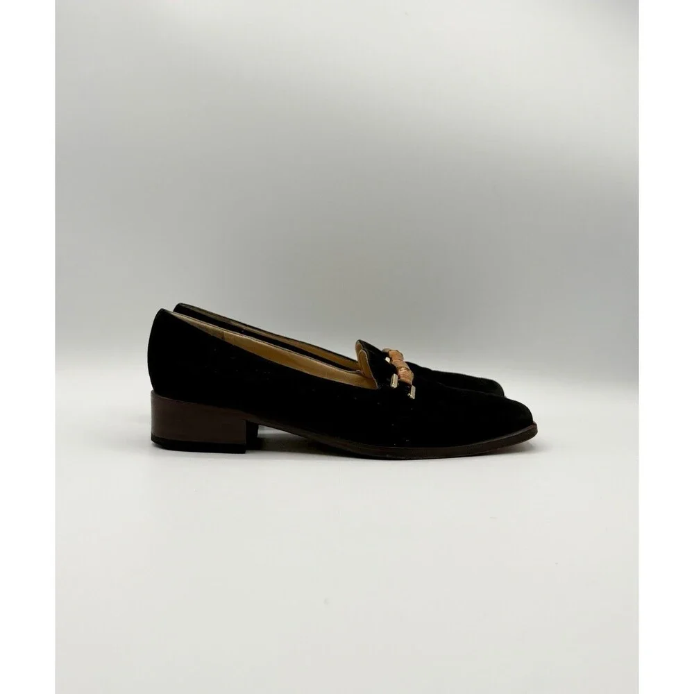 Gucci black suede